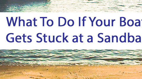 get boat unstuck from sandbar