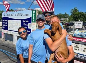 boating with your dog