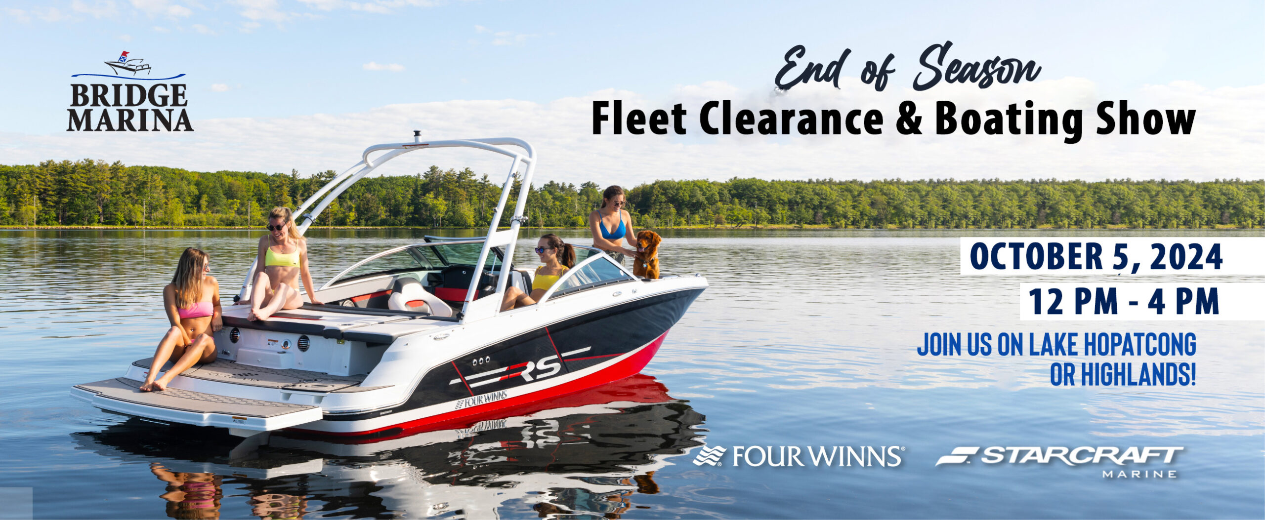 2024 End of Season Fleet Clearance & Boating Show | Bridge Marina